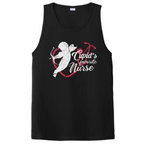 Cupid's Favorite Nurse Funny Gift Valentines Day Cool Gift PosiCharge Competitor Tank