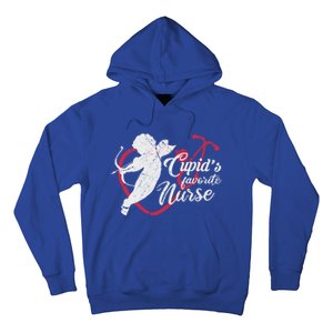 Cupid's Favorite Nurse Funny Gift Valentines Day Cool Gift Hoodie