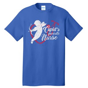 Cupid's Favorite Nurse Funny Gift Valentines Day Cool Gift Tall T-Shirt