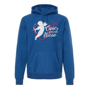 Cupid's Favorite Nurse Funny Gift Valentines Day Cool Gift Premium Hoodie