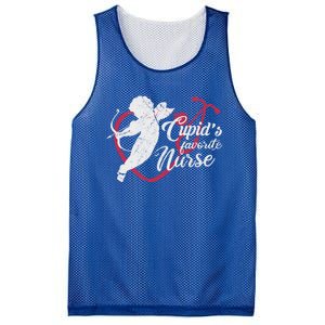 Cupid's Favorite Nurse Funny Gift Valentines Day Cool Gift Mesh Reversible Basketball Jersey Tank