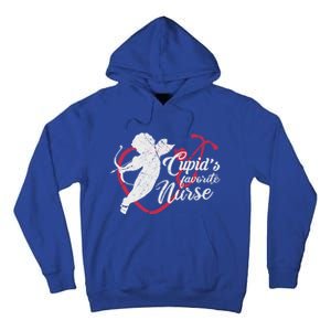 Cupid's Favorite Nurse Funny Gift Valentines Day Cool Gift Tall Hoodie