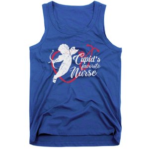 Cupid's Favorite Nurse Funny Gift Valentines Day Cool Gift Tank Top