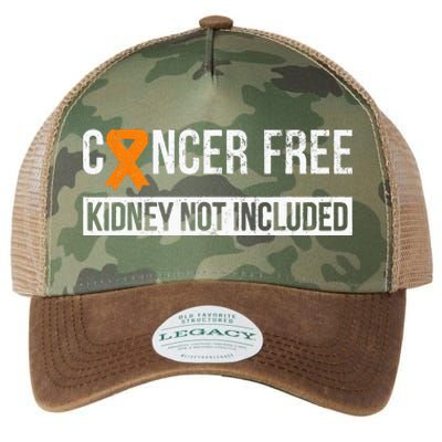 Cancer Free Not Included Kidney Cancer Awareness Legacy Tie Dye Trucker Hat