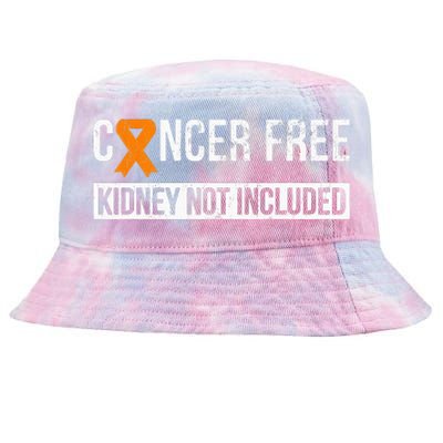 Cancer Free Not Included Kidney Cancer Awareness Tie-Dyed Bucket Hat