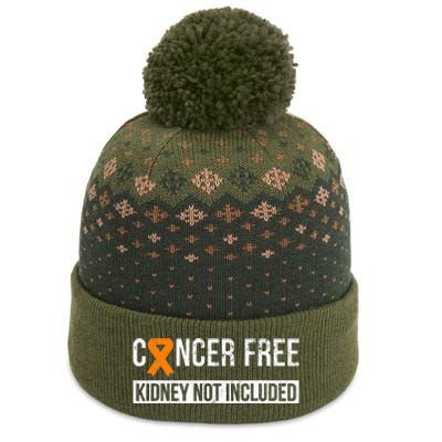 Cancer Free Not Included Kidney Cancer Awareness The Baniff Cuffed Pom Beanie