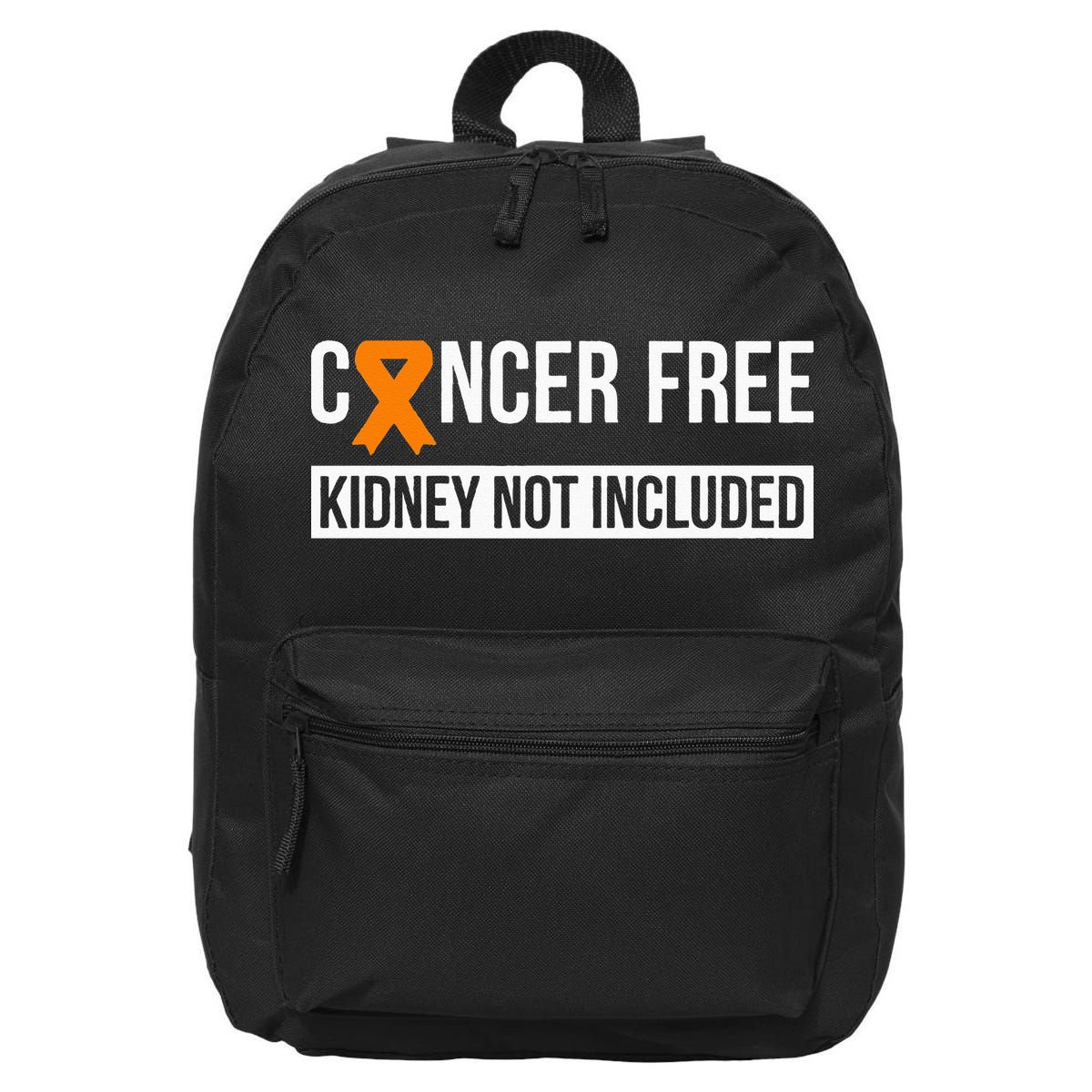 Cancer Free Not Included Kidney Cancer Awareness 16 in Basic Backpack
