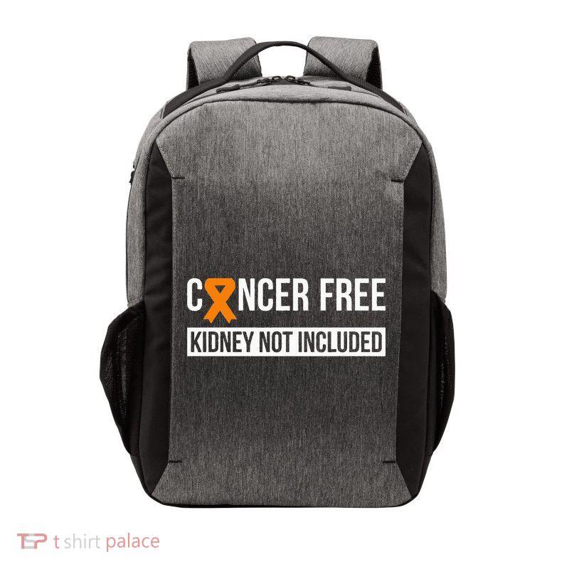 Cancer Free Not Included Kidney Cancer Awareness Vector Backpack