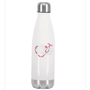 Cupid's Favorite Nurse Cute Gift Valentines Day Gift Stainless Steel Insulated Water Bottle