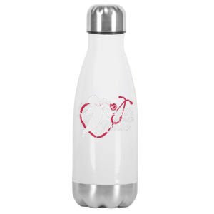 Cupid's Favorite Nurse Cute Gift Valentines Day Gift Stainless Steel Insulated Water Bottle