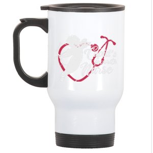 Cupid's Favorite Nurse Cute Gift Valentines Day Gift Stainless Steel Travel Mug