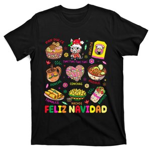 Christmas Feliz Navidad Tis The Season Mexican Food Funny Gift T-Shirt