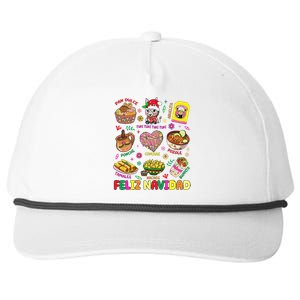 Christmas Feliz Navidad Tis The Season Mexican Food Funny Gift Snapback Five-Panel Rope Hat