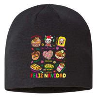 Christmas Feliz Navidad Tis The Season Mexican Food Funny Gift Sustainable Beanie