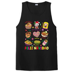 Christmas Feliz Navidad Tis The Season Mexican Food Funny Gift PosiCharge Competitor Tank