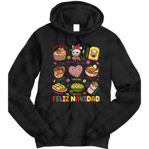 Christmas Feliz Navidad Tis The Season Mexican Food Funny Gift Tie Dye Hoodie