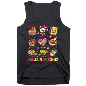 Christmas Feliz Navidad Tis The Season Mexican Food Funny Gift Tank Top