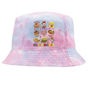 Christmas Feliz Navidad Tis The Season Mexican Food Funny Gift Tie-Dyed Bucket Hat