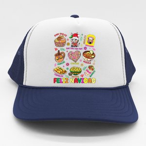 Christmas Feliz Navidad Tis The Season Mexican Food Funny Gift Trucker Hat