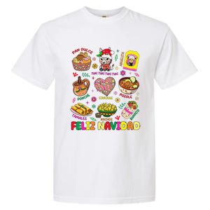 Christmas Feliz Navidad Tis The Season Mexican Food Funny Gift Garment-Dyed Heavyweight T-Shirt