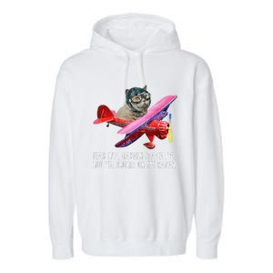 Cat Fear Not Garden State IVe Got The Drones On Radar Garment-Dyed Fleece Hoodie