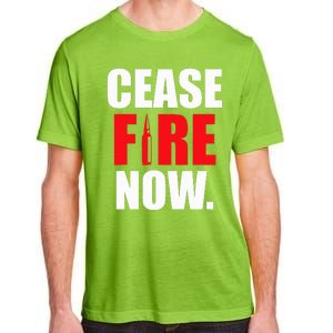 Cease fire Now Adult ChromaSoft Performance T-Shirt