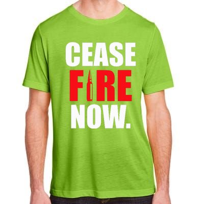 Cease fire Now Adult ChromaSoft Performance T-Shirt