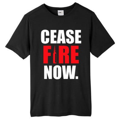 Cease fire Now Tall Fusion ChromaSoft Performance T-Shirt