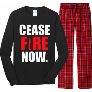 Cease fire Now Long Sleeve Pajama Set