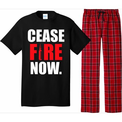 Cease fire Now Pajama Set