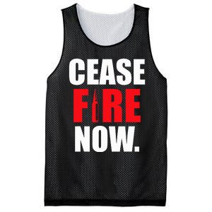 Cease fire Now Mesh Reversible Basketball Jersey Tank