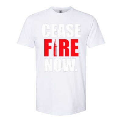 Cease fire Now Softstyle® CVC T-Shirt