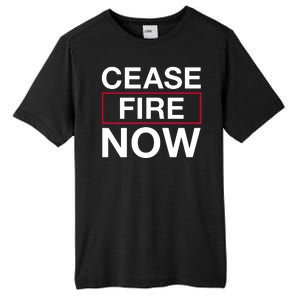 Cease Fire Now Tall Fusion ChromaSoft Performance T-Shirt