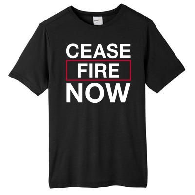 Cease Fire Now Tall Fusion ChromaSoft Performance T-Shirt