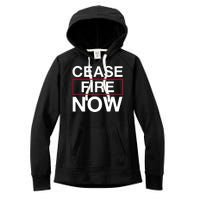 Cease Fire Now Women's Fleece Hoodie