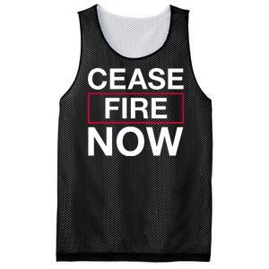 Cease Fire Now Mesh Reversible Basketball Jersey Tank