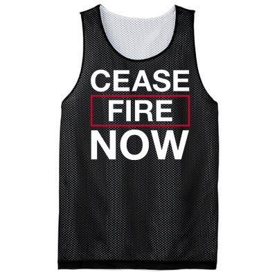 Cease Fire Now Mesh Reversible Basketball Jersey Tank