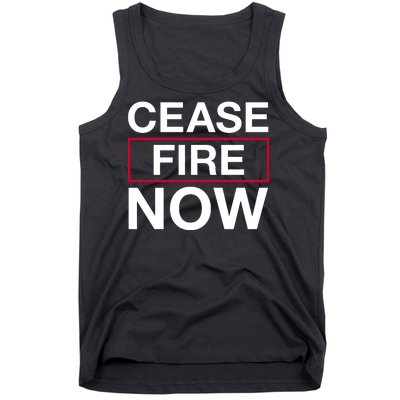 Cease Fire Now Tank Top