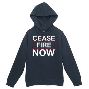 Cease Fire Now Urban Pullover Hoodie