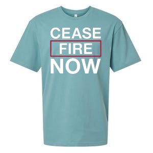 Cease Fire Now Sueded Cloud Jersey T-Shirt