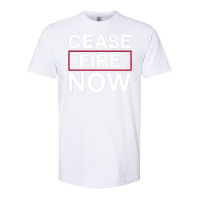 Cease Fire Now Softstyle® CVC T-Shirt