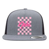 Cute First Name Nicki Flat Bill Trucker Hat