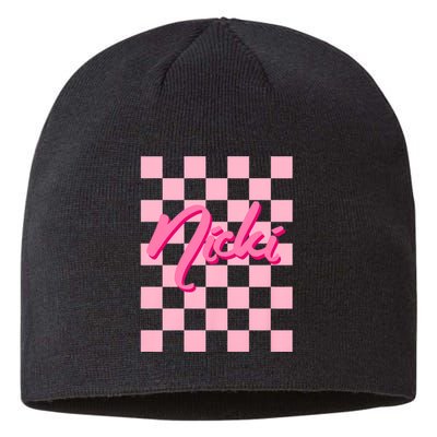 Cute First Name Nicki Sustainable Beanie