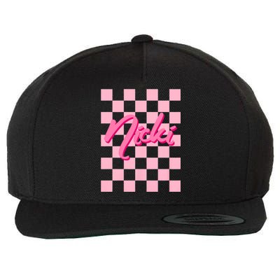 Cute First Name Nicki Wool Snapback Cap