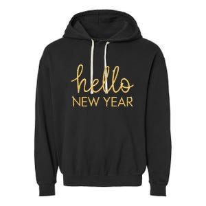 Celebration Fun New Year’S Eve Pajama Garment-Dyed Fleece Hoodie