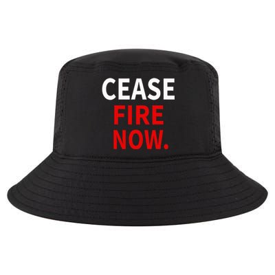 Cease fire Now. Cool Comfort Performance Bucket Hat