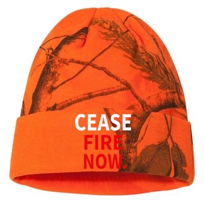 Cease fire Now. Kati Licensed 12" Camo Beanie