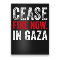 Cease Fire Now In Gaza Jews Say Cease Fire Not In Our Name  Poster