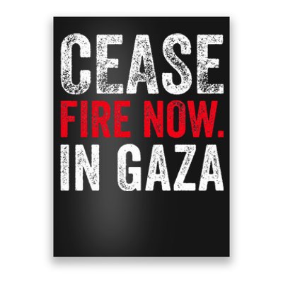 Cease Fire Now In Gaza Jews Say Cease Fire Not In Our Name  Poster