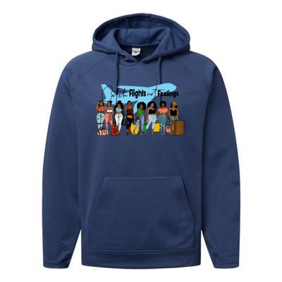 Catch Flights No Feeling Vacay Mode Family Matching Vacation Gift Performance Fleece Hoodie